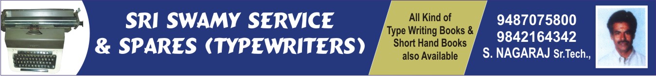 SRI SWAMY SERVICE AND SPARES ( TYPEWRITERS ), 