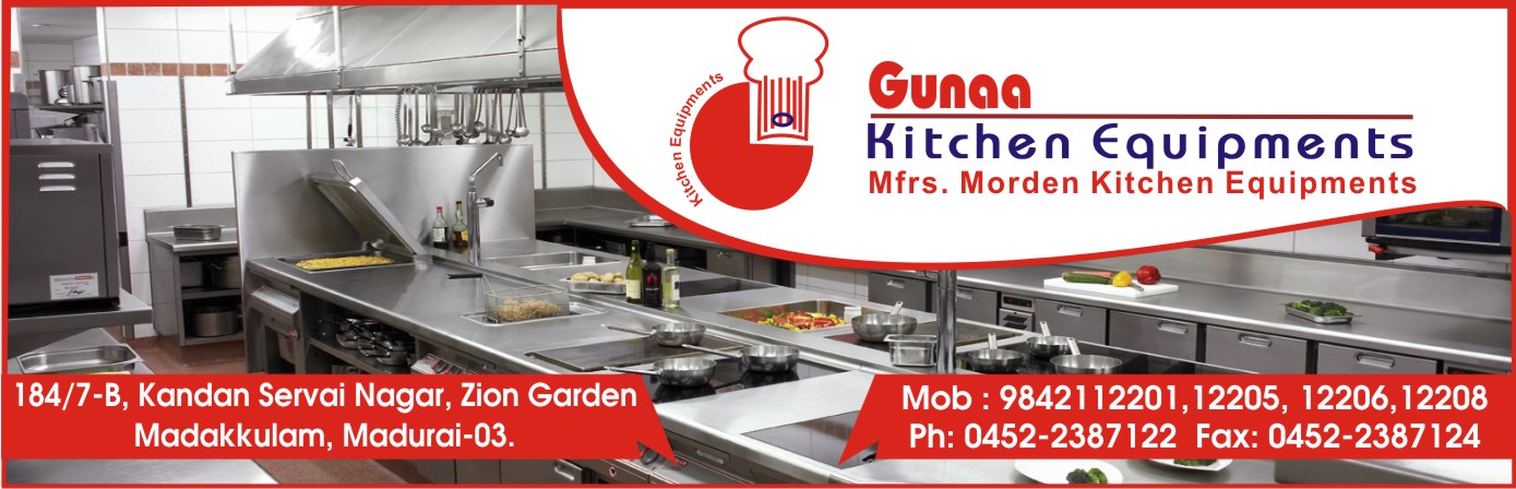 Gunaa Kitchen Equipments in Madurai